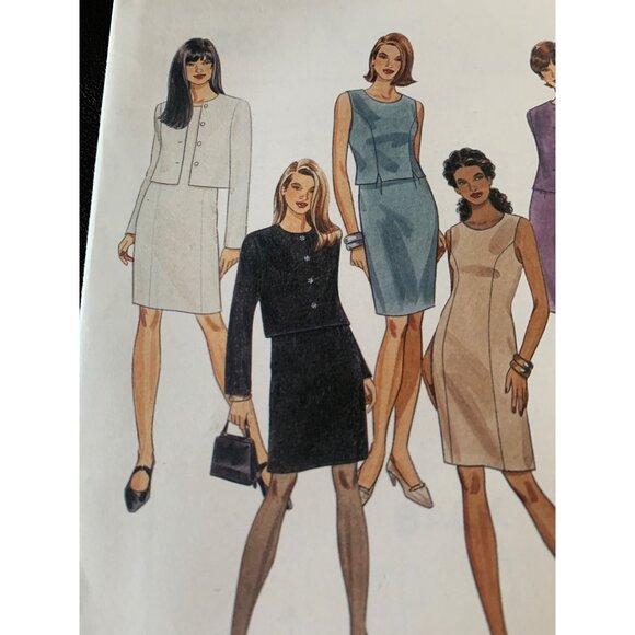 McCall's Misses Dress Shirt Coat Skirt Sewing Pattern Sz 16 - 20 8462 - Uncut - Picture 2 of 9